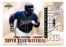 1997 Donruss Limited Fabric of the Game Tony Gwynn San Diego Padres #472/500 !!