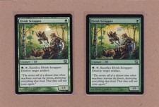 MTG - 2X Elvish Scrapper X2 - 8th Edition - Uncommon NM/MT - Foil 2 Cards
