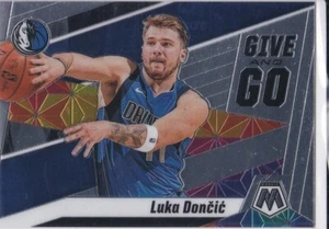 LUKA DONCIC Mosaic GIVE & GO Basketball DALLAS MAVERICKS Card MAVS MINT! - Picture 1 of 2