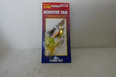 210 ROOSTER TAIL WORDENS 3 PAK TROUT 鱼饵旋转器 1/6 盎司配件 — 第 1/4 张图片