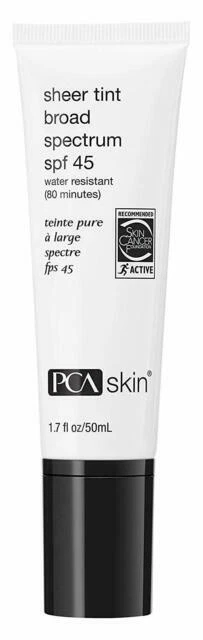 PCA Skin Sheer Tint Broad Spectrum SPF 45 1.7oz