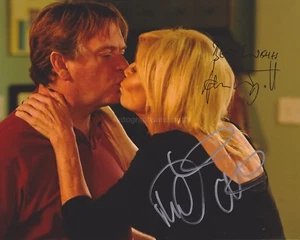 Adam Woodyatt & Michelle Collins HAND SIGNED 8x10 Photo Autograph, Eastenders B - Picture 1 of 1