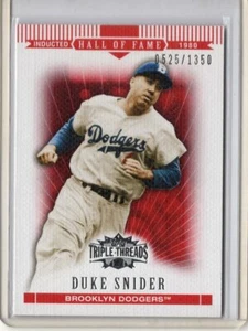 2007 Topps Triple Threads Duke Snider - Picture 1 of 1