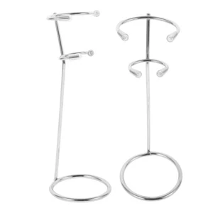 2 Pcs Stainless Steel Milk Froth Holder Travel Office Egg Rest Mixer Rack - Picture 1 of 12