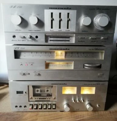 Marantz Stereoanlage Hifi-Anlage mit PM 250 Verstärker, ST300 Tuner +SD1015 Tape - Bild 1 von 4