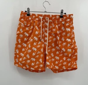 Polo Ralph Lauren Herren Größe M Badehose Shorts SAUBER Netzfutter tropisch - Bild 1 von 4