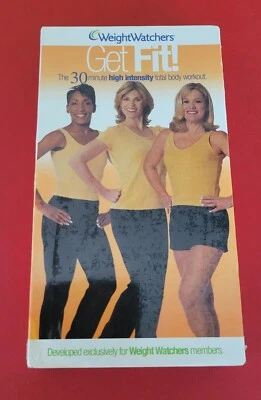 Weight Watchers Get Fit! VHS 30 Minute High Intensity Total Body Workout Foto 1 de 2