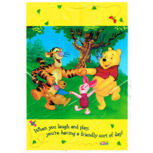 WINNIE THE POOH Playtime FAVOR BAGS (8) ~ Birthday Party Supplies Treat Loot