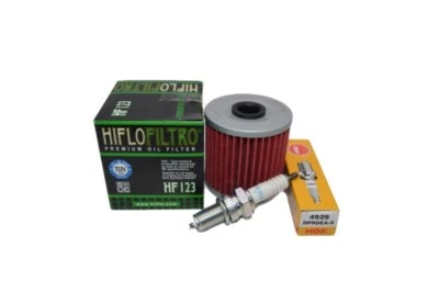 Kawasaki KLR 650 Tune Up Kit Oil Filter NGK DPR8EA-9 Spark Plug KSF Mojave 250 - Image 1 of 3