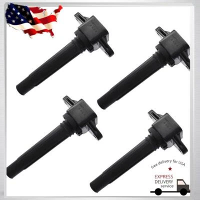 4x Ignition Coils For Yamaha WaveRunner VX FX Cruiser LTD HO SHO SVHO H6T11272 - Image 1 of 4