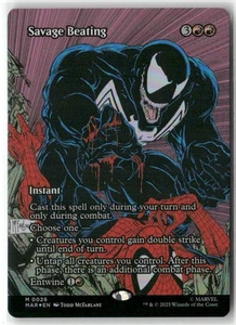 Savage Beating (Borderless) Marvel Eternal-Legal Foil - Picture 1 of 1