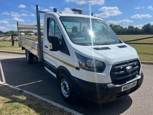 2022 Ford Transit 350 EcoBlue Leader LWB Dropside Tailift Euro 6 Dropside Diesel - Picture 1 of 19