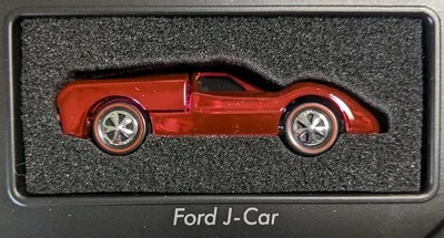 2025 Hot Wheels RLC 80th Anniversary Original Sweet 16 Ruby Red Ford J-Car - Image 1 of 4