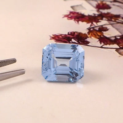 16.85 CT Natürlich Santa Marina Brasilianischer Aquamarin Lose Edelstein Smaragd - Bild 1 von 4