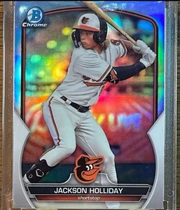 2023 Bowman Draft - Chrome Jackson Holliday #BDC-118 Refractor (RC) - Picture 1 of 1