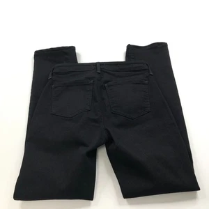 NYDJ Lift Tuck Sheri Slim 0 (Fits 27W 29L) Mid Rise Denim Jeans Black MINT - Picture 1 of 8