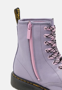 Dr Martens 1460 J Virginia stivali in morbida pelle lilla UK 2 / EU 34 nuovi con scatola - Foto 1 di 14