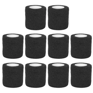 Ankle Support Grip Tape Wraps - 10 Pack Black 2" x 5 Yards - Picture 1 of 6