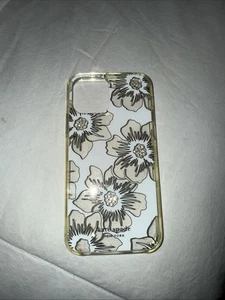 Kate Spade iPhone 14 Case Cover Hollyhock Floral Clear/Cream - Photo 1 sur 7