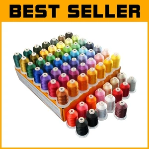 Professional Grade 64 Spools Polyester Thread Set - Picture 1 of 8