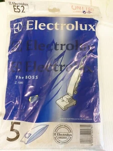 GENUINE Electrolux E52 Vacuum Cleaner Paper Dust Bags Z1080 BOSS SEALED PK 5 - Picture 1 of 5