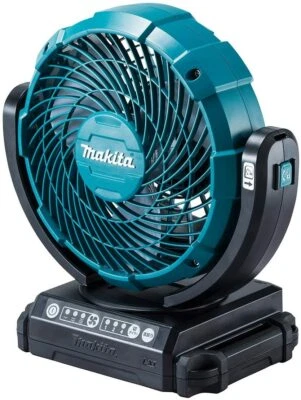 Ventilador híbrido inalámbrico Makita 14,4/18 V construcción sitio de trabajo CF102DZ solo cuerpo Foto 1 de 4