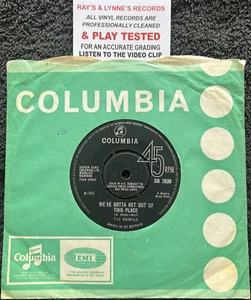 The Animals - We've Gotta Get Out Of This Place 7" Vinyl 1965 GETESTET SEHR GUTER ZUSTAND + VIDEO - Bild 1 von 7