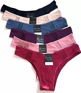 3/6 Women Sexy High Cut G-string Thongs Lingeries Bottom Underwear Panties 68712 - Picture 1 of 12