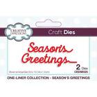 One-liner Collection Seasons Greetings Craft Die