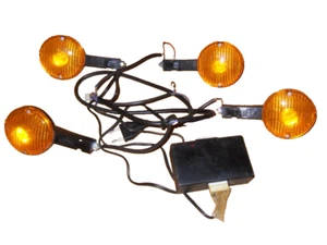 NOS Vintage Moped CEV Turn Signal Set - CEV 202 Lens and CEV 18539 Assembly - Picture 1 of 16