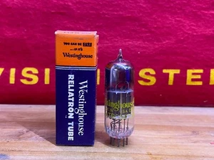 Westinghouse 12B4A Tube Black Plate  SQ Getter NOS/NIB Tested 100% - Picture 1 of 5