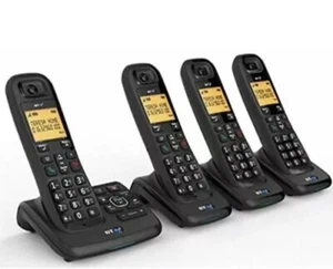 BT XD56 Cordless Phone with Answering Machine - Quad Set - Afbeelding 1 van 3