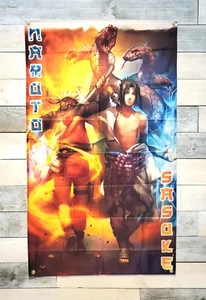 Naruto Sasuke Anime Wandteppich Flagge 100D Polyester 4 Tüllen 3x5 Fuß brandneu - Bild 1 von 5