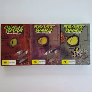 Beast Wars Transformers Season 1 2 3 - Complete Series - Region 4 DVD Free Post - Picture 1 of 5