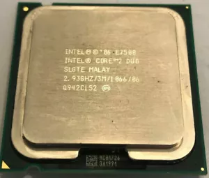 Intel Core 2 Duo E7500 2.93GHz Dual Core CPU *FREE SHIPPING* - Picture 1 of 3
