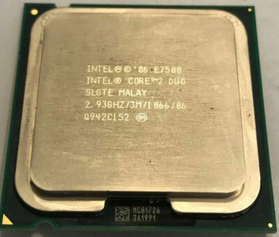 Intel Core 2 Duo E7500 2.93GHz Dual Core CPU *FREE SHIPPING* - Image 1 of 3