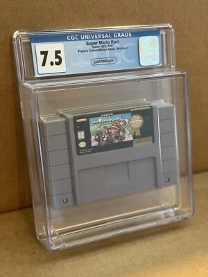 Super Nintendo SNES Super Mario Kart CGC Graded 7.5 CARTRIDGE ONLY - CLASSIC - Image 1 of 2