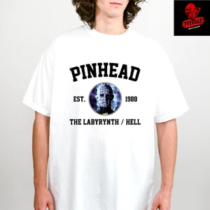 Camiseta de béisbol Pinhead Hellraiser película de terror | Camiseta de algodón unisex S–3XL 🙂 - Imagen 1 de 8