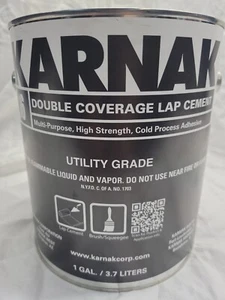 1 Gallon double coverage Lap Cement Roof adhesive. - Picture 1 of 2