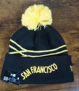 Golden State Warriors NBA New Era Hat Knit Winter Pom Beanie City Edition - Picture 1 of 6