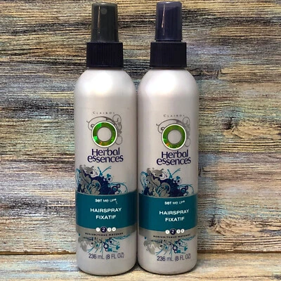 2 Herbal Essences SET ME Up FIXATIF Hair Spray 8 FL Oz Lily Bliss Med Hold 2 - Image 1 of 2