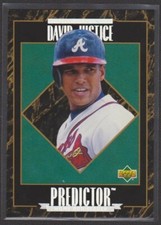 1995 UPPER DECK SERIES 2 PREDICTOR DAVID DAVE JUSTICE R24 EXCHANGE RARE MINT SP!