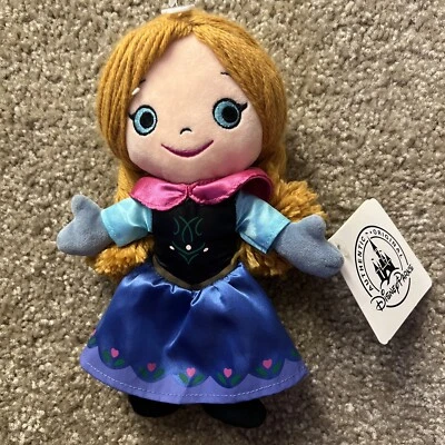 Disney Store Frozen Movie Anna Soft Plush Toy Doll 9” - Image 1 of 4