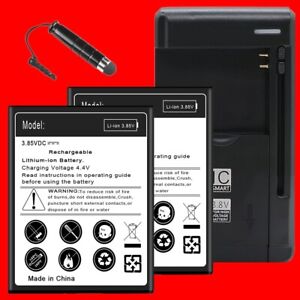 2x 4120mAh Substitutable Battery Extra Charger Stylus for Microsoft Lumia 950 XL