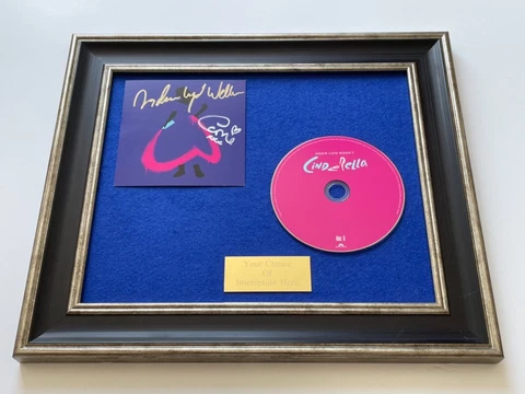 SIGNED/AUTOGRAPHED ANDREW LLOYD WEBBER CINDERELLA FRAMED CD.CARRIE HOPE FLETCHER Cover