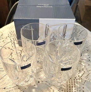 4 in Box Waterford Marquis Brookside Double Old Fashioned Glasses Set - Picture 1 of 3