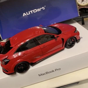 AUTOart 1/18 Honda Civic Type R FK8 2017 Frame Red Japan - Picture 1 of 10