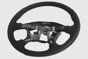 Copri volante in vera pelle nera compatibile con Mitsubishi Pajero V20 da cucire - Bild 1 von 6
