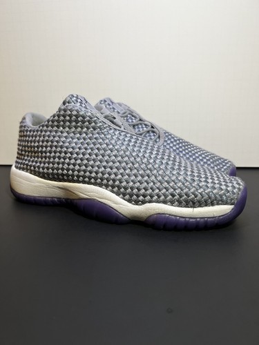 Jordan Future Low GS Wolf Grey Basketball Sneakers Size 7Y