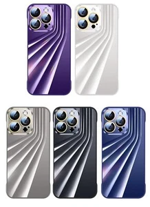 Glossy Frameless AG Magsafe Case Gradient Thin PC Cover For iPhone 15 Pro Max 14 - Picture 1 of 23